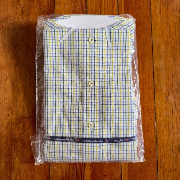 Southern Marsh Nottoway Check Dress Shirt size Small - Picture 3 of 4